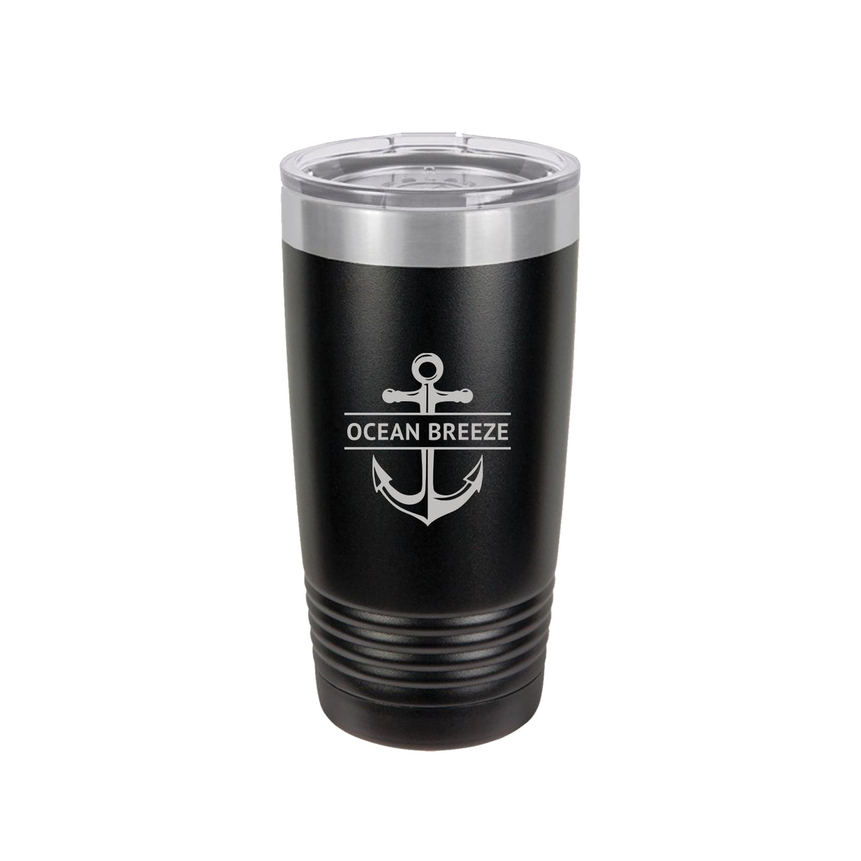 Engraved Insulated Tumbler with Anchor