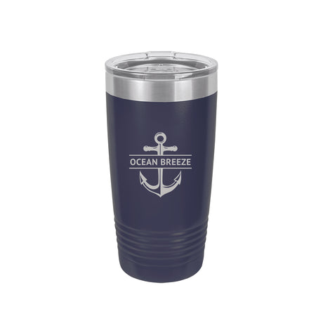navy marine inspired tumbler