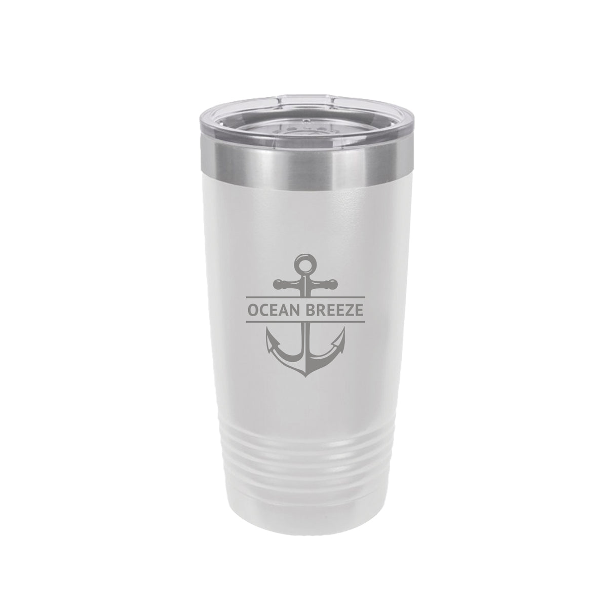 Engraved Insulated Tumbler with Anchor