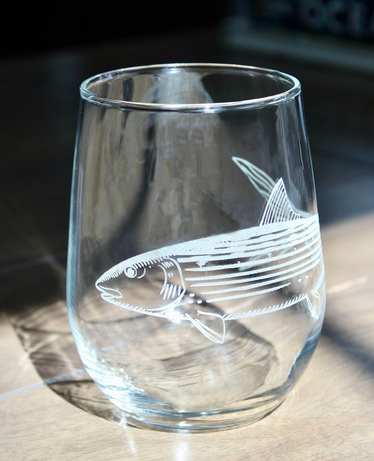 Bonefish Laser Engraved Glasses