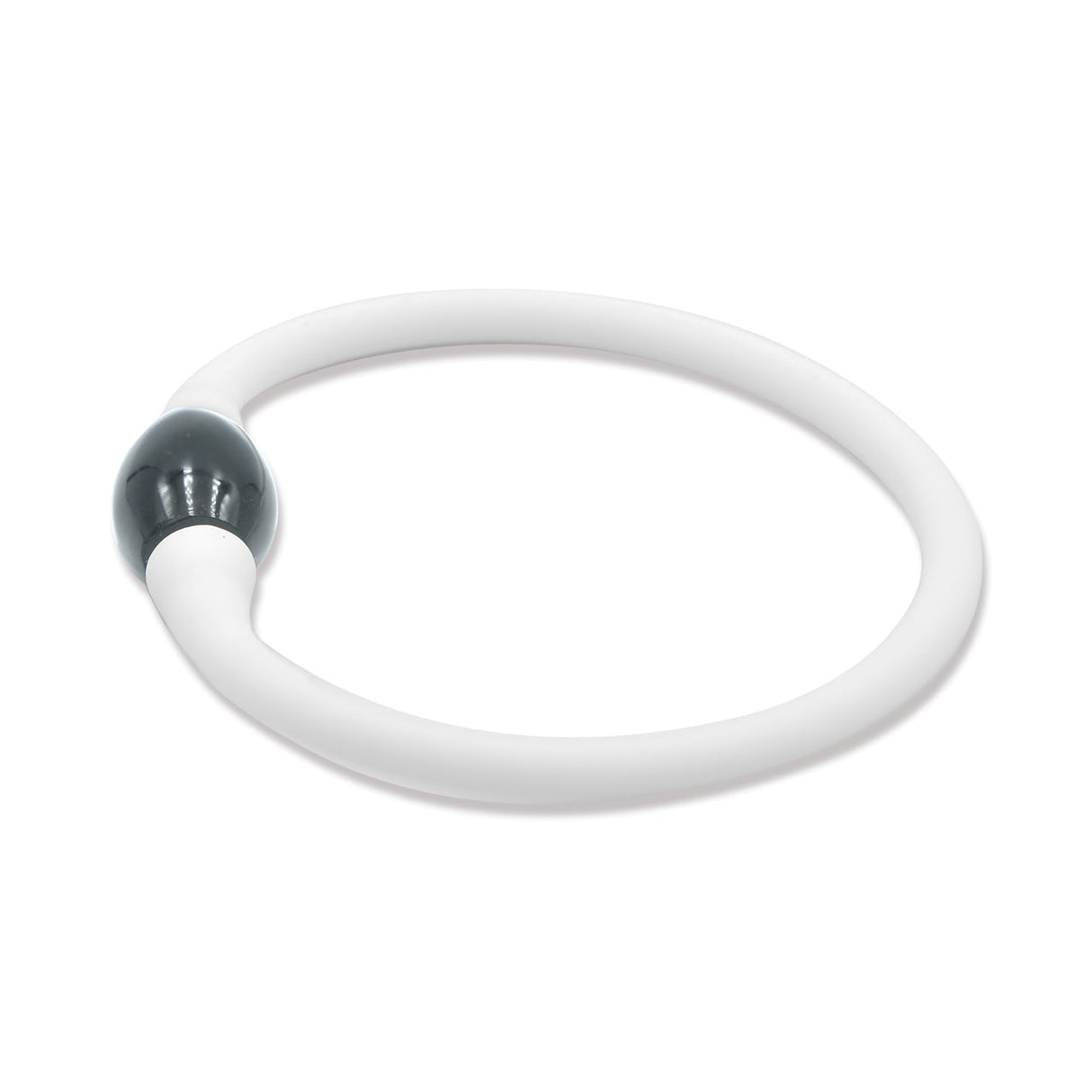Starborn Pearl of Fire Drum Bead Silicone Bracelet