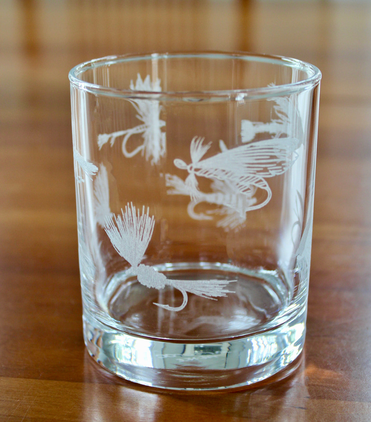 Fly Fishing Laser Engraved Glasses