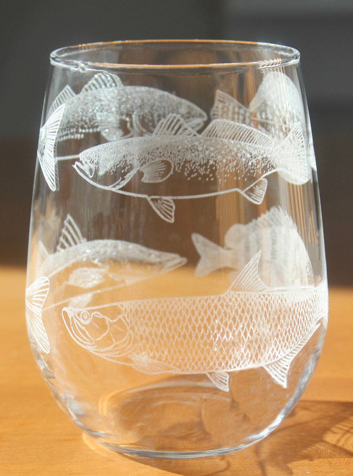 Gulf Coast Slam Fish Collection - Laser Engraved Glasses - Gift for Fisherman