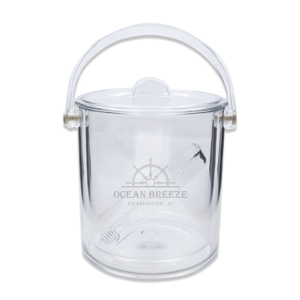 Engraved Acrylic Ice Bucket with Helm