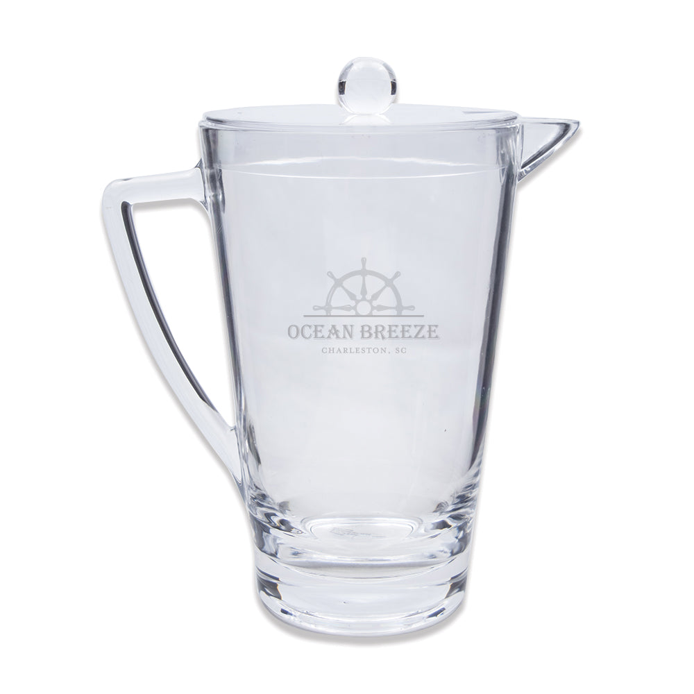 Engraved Acrylic Pitcher with Helm