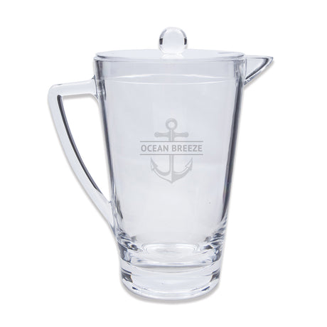 Engraved Acrylic Pitcher with Anchor