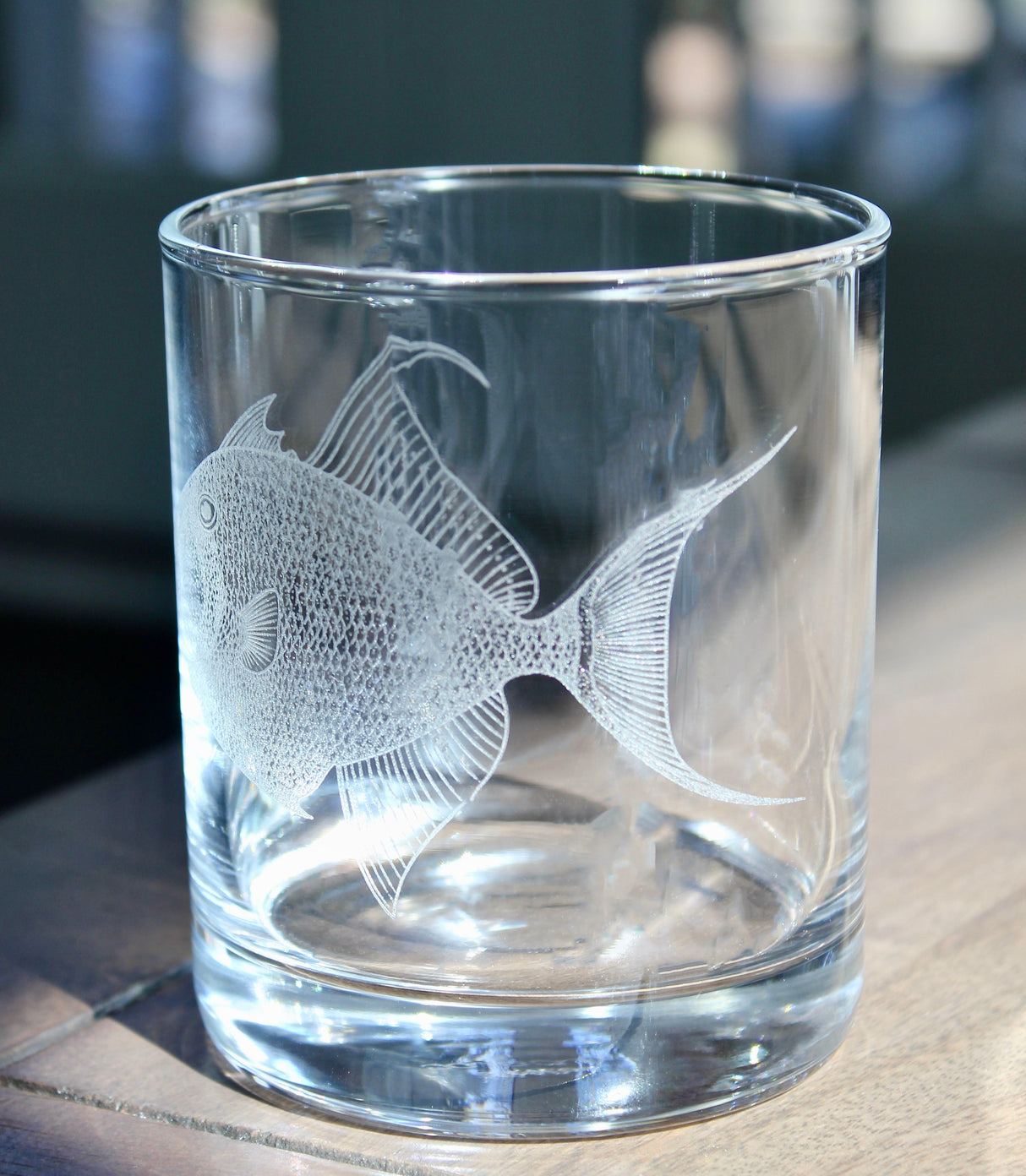 Triggerfish Laser Engraved Glasses