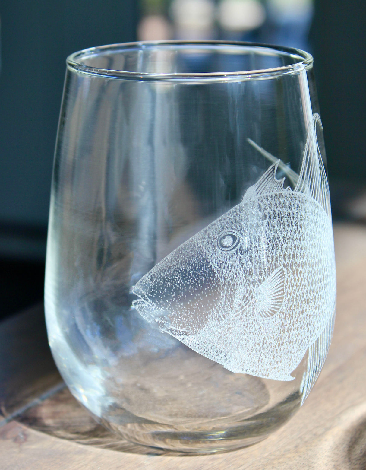 Triggerfish Laser Engraved Glasses