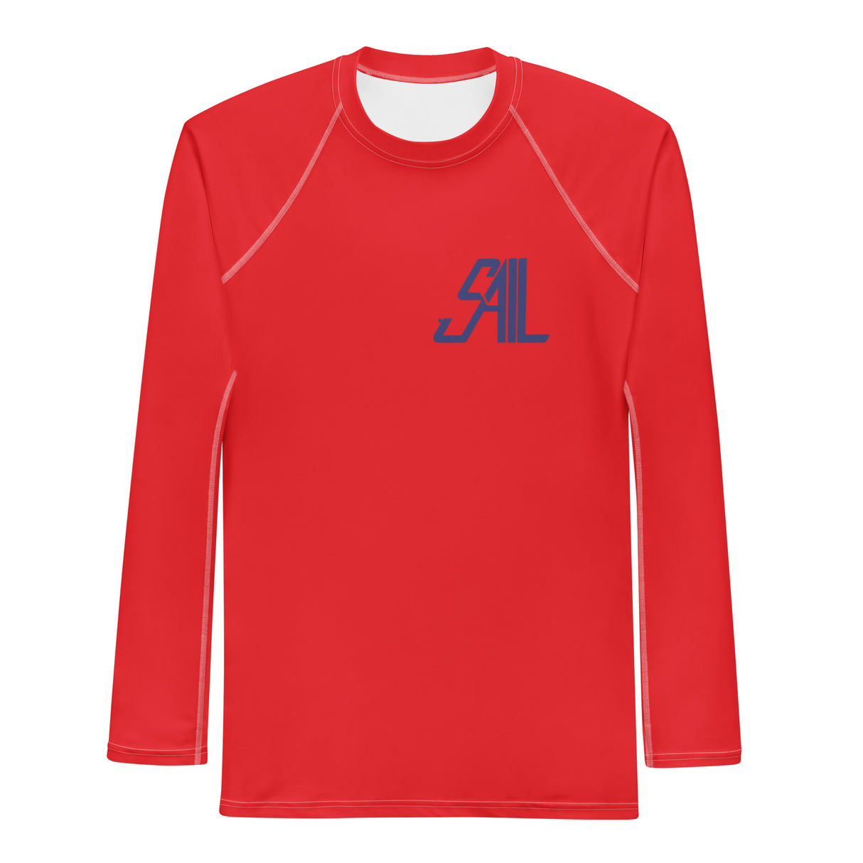 Sail Men's Red Rash Guard