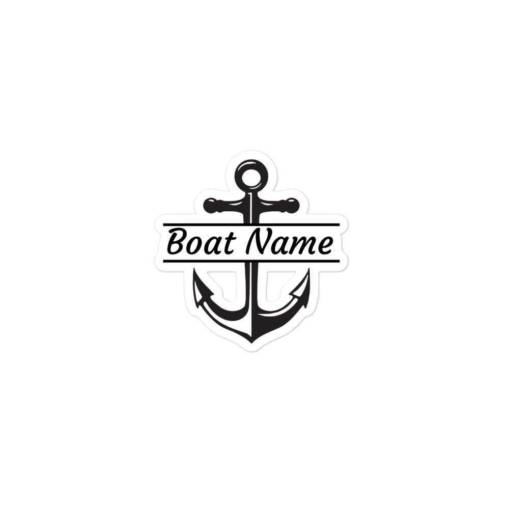 Personalized Stickers - Boat Name