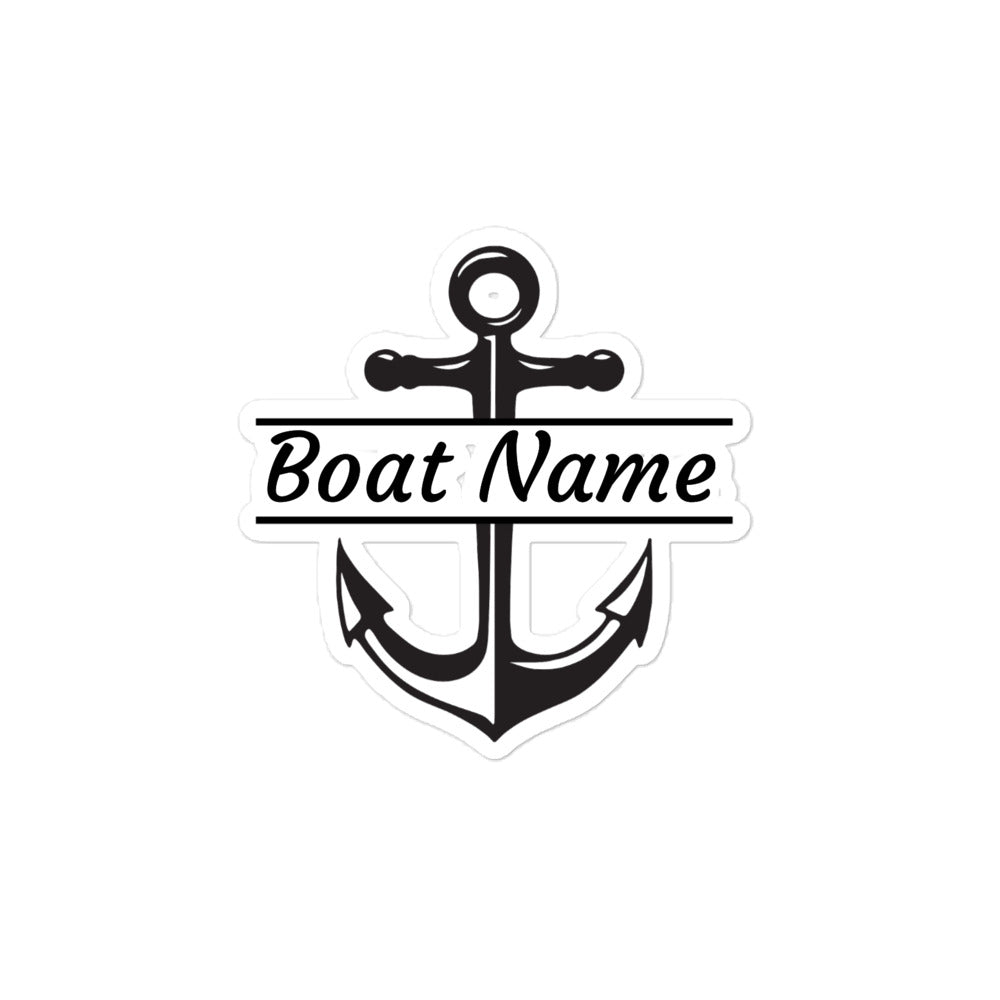 Personalized Stickers - Boat Name