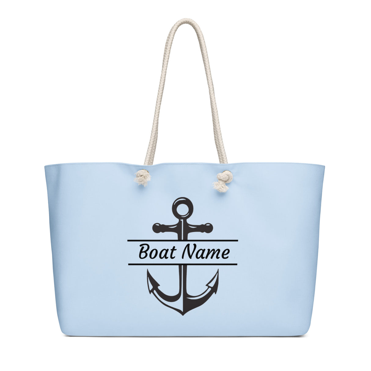 Personalized Oversized Weekender Bag - Boat Name