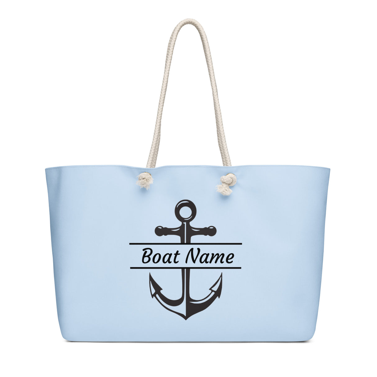 Personalized Oversized Weekender Bag - Boat Name