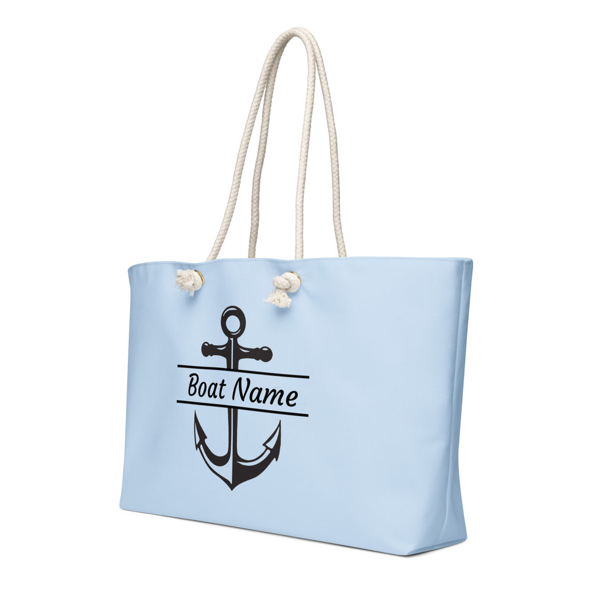 Personalized Oversized Weekender Bag - Boat Name