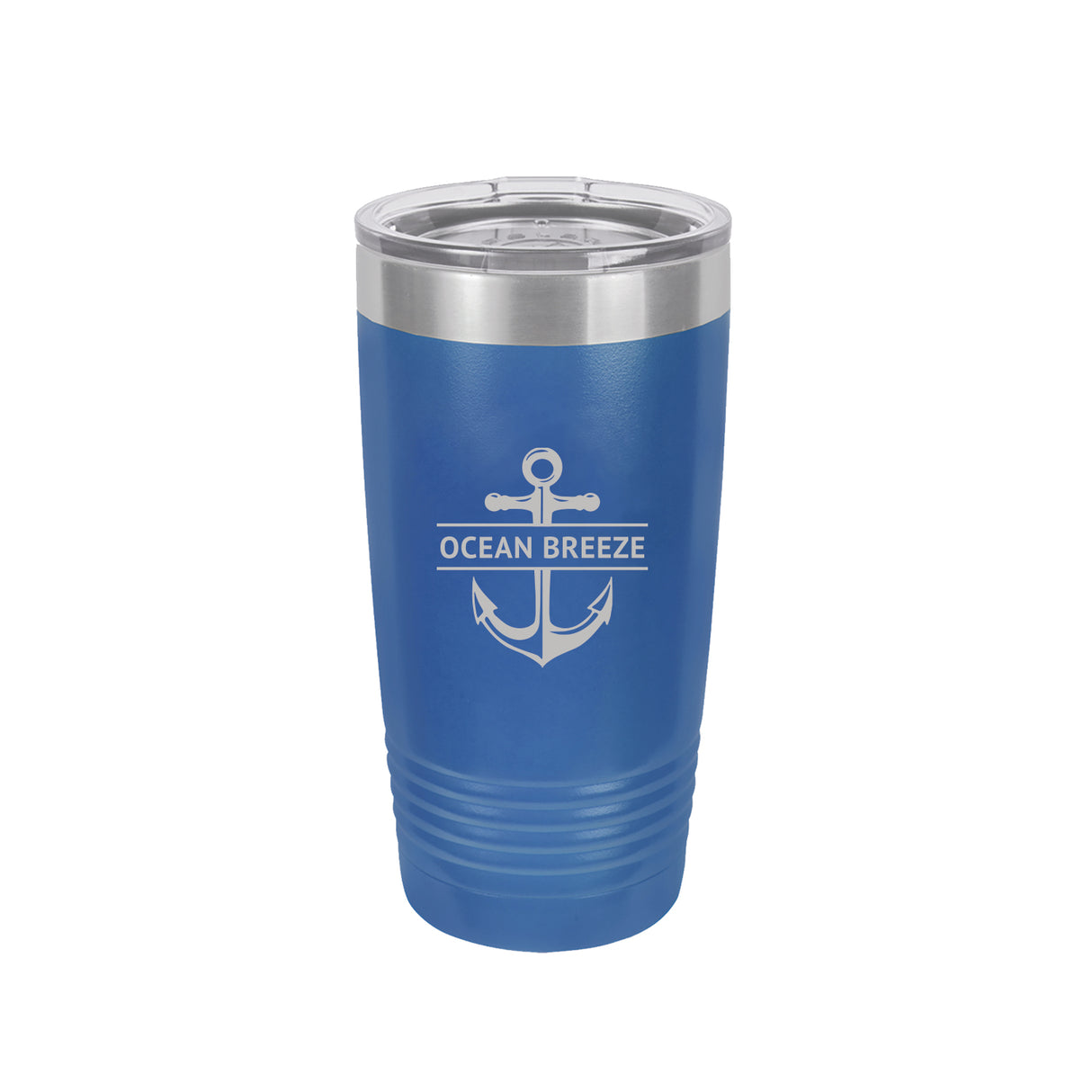 Engraved Insulated Tumbler with Anchor