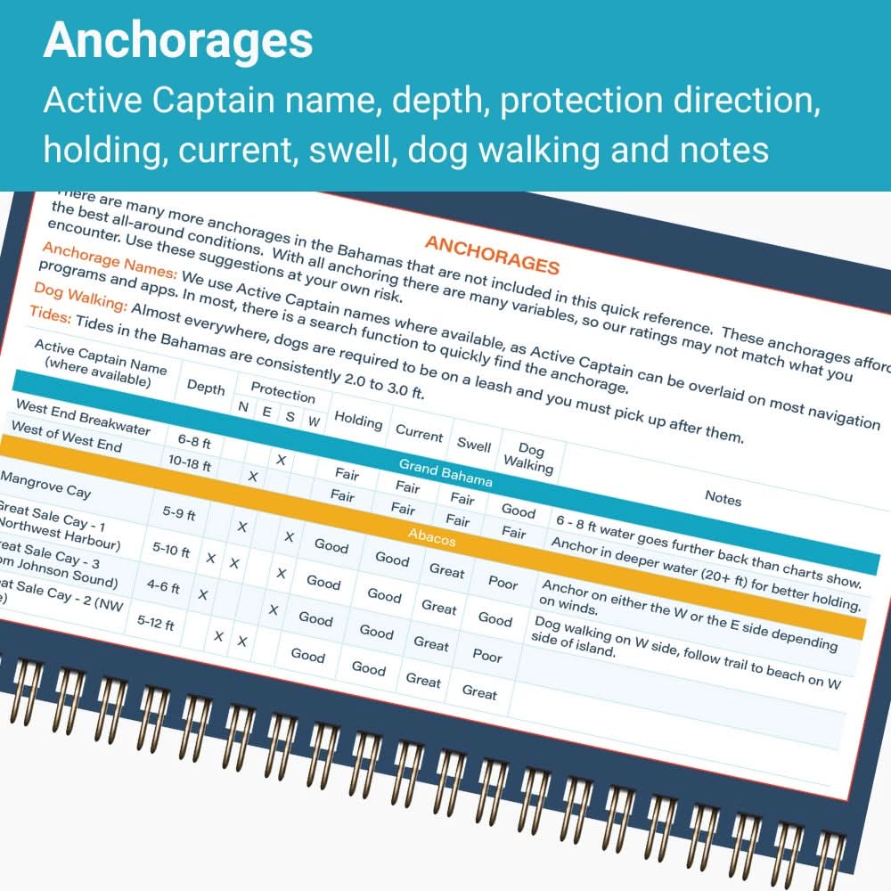 Bahamas Quick Reference Cruising Guide