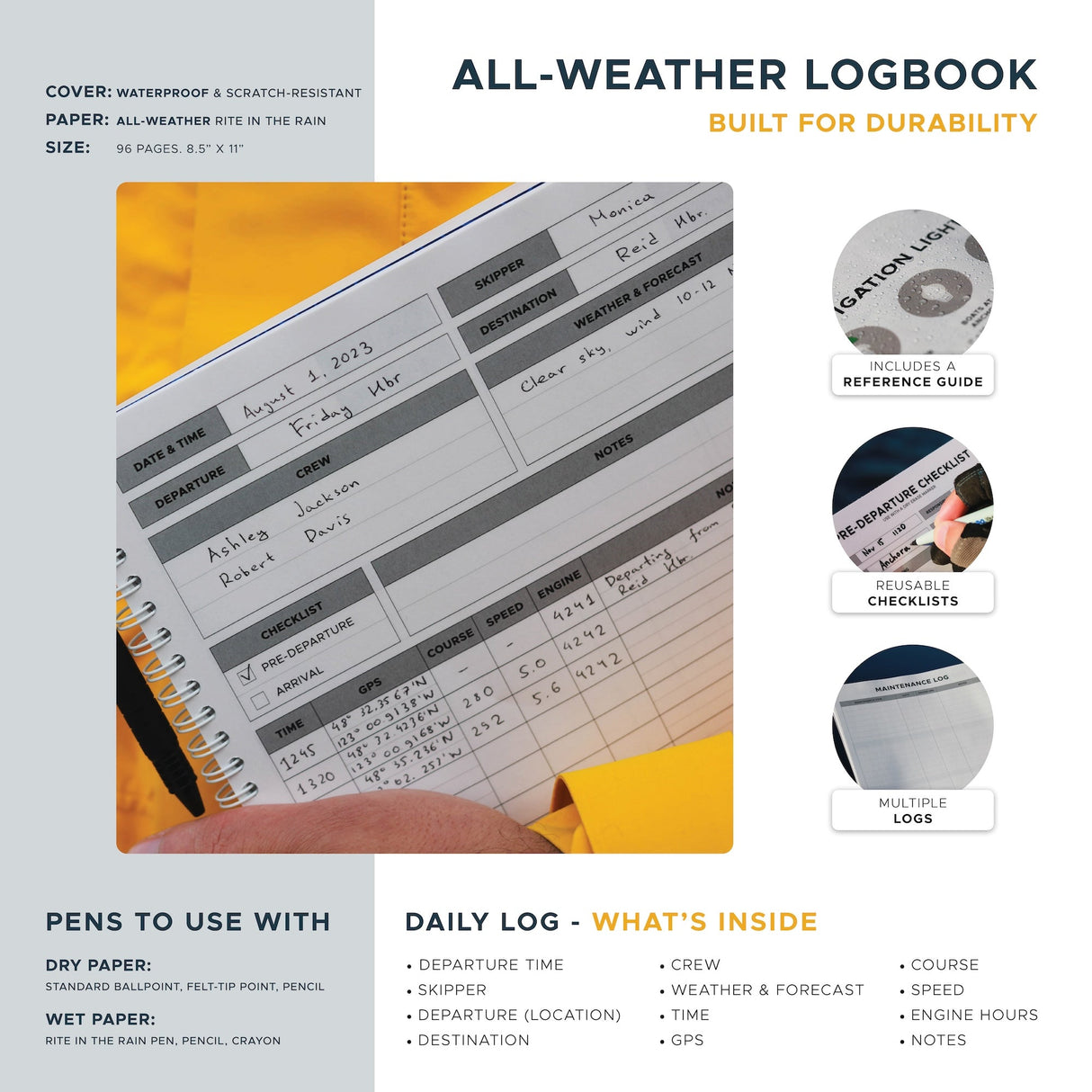 All-Weather Sailing Logbook