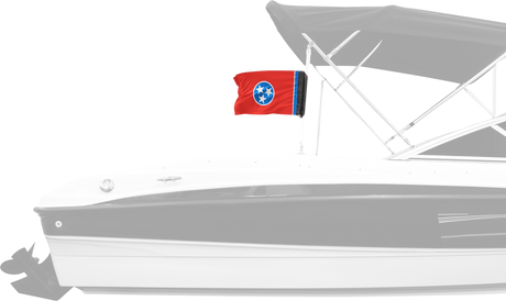 State Flag Tennessee 12"x18" Forever Wave Flag for Boats