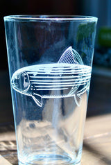Bonefish Laser Engraved Glasses