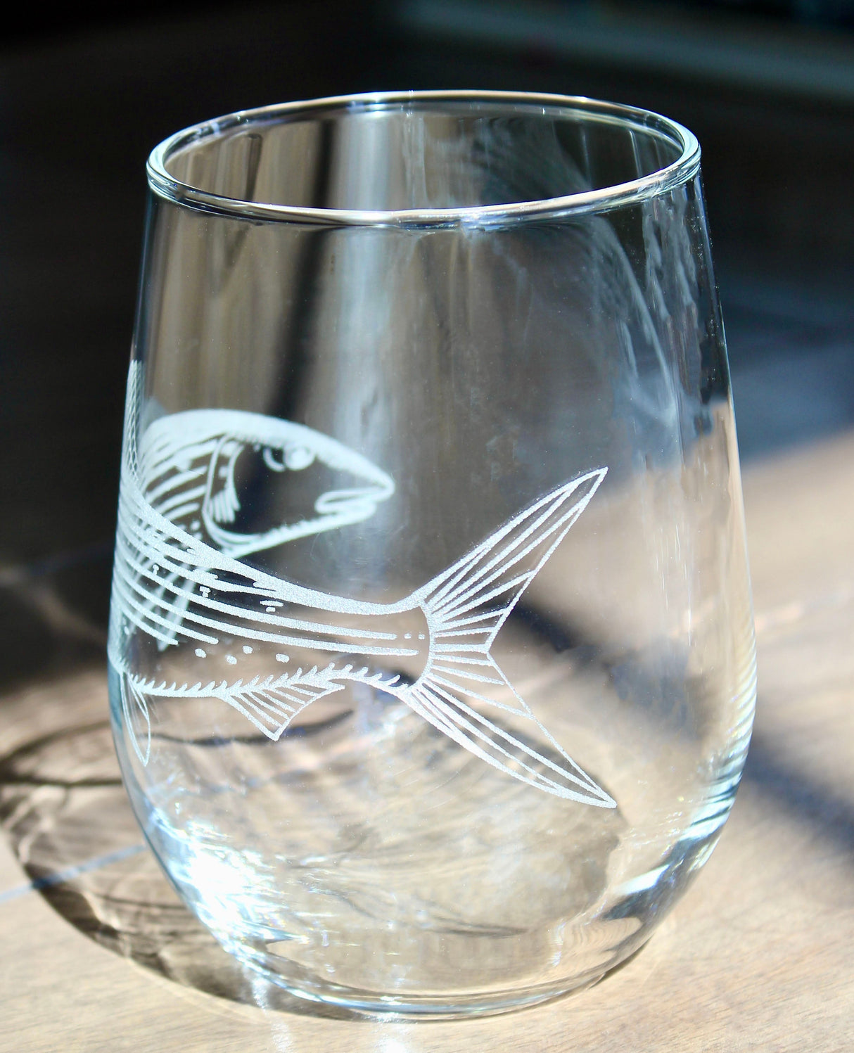 Bonefish Laser Engraved Glasses