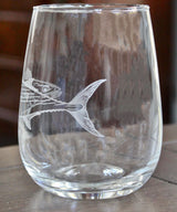 Bonito Fish Laser Engraved Glasses