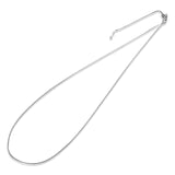 Starborn 22" Adjustable Sterling Silver Chain with Slide Ball – Box & Snake Styles