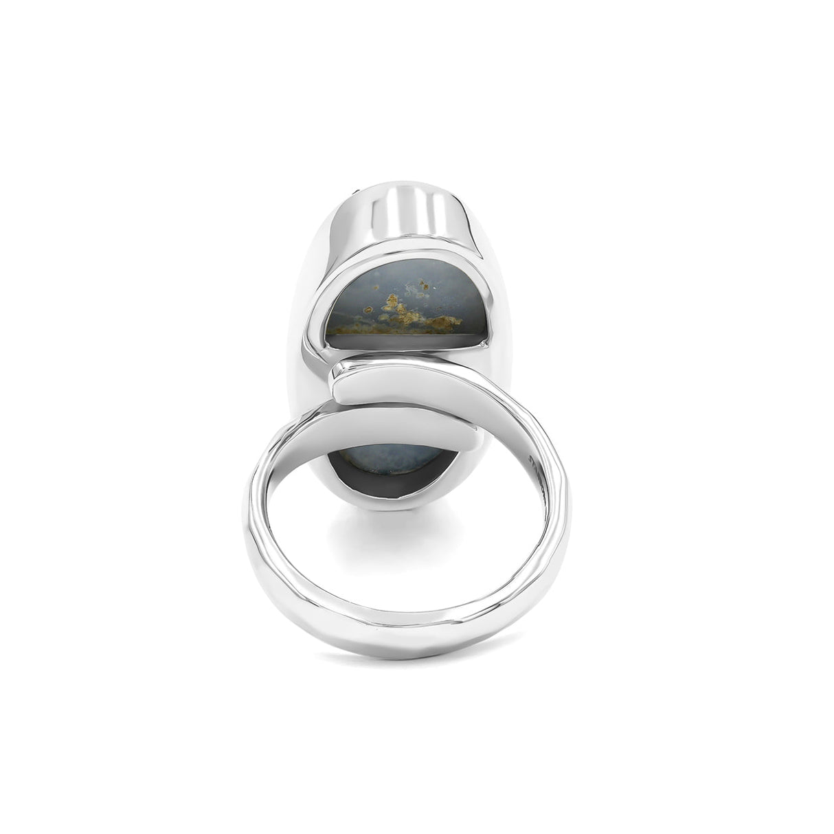 Starborn Cassiopeia Seas Quartz Drusy Oval Ring in Sterling Silver
