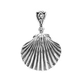 Starborn Seashell Pendant with Freshwater Pearl in Sterling Silver