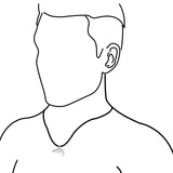 Starborn Mother of Pearl Shark Pendant in Sterling Silver