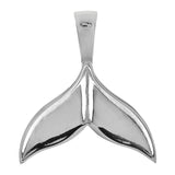 Starborn Mother of Pearl Whale Tail Pendant in Sterling Silver