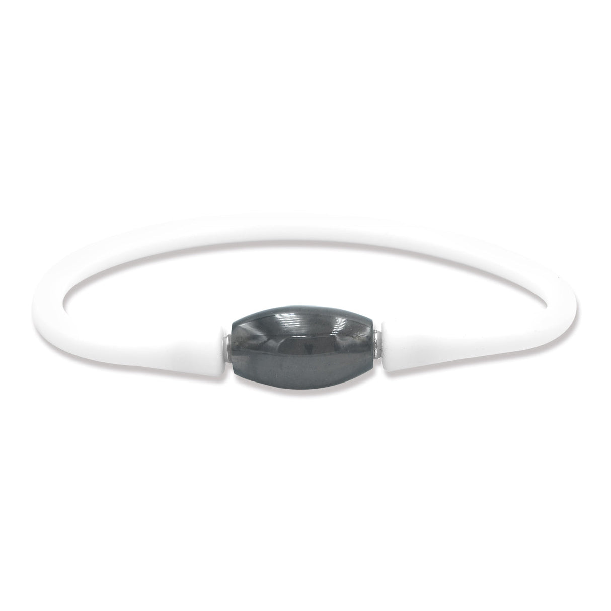 Starborn Pearl of Fire Drum Bead Silicone Bracelet