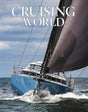Sailing yacht on the water with 'Cruising World' magazine cover text.