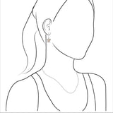 Starborn Pink Natrolite Turtle Earrings in Sterling Silver