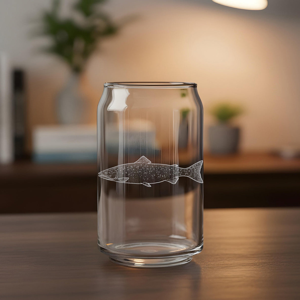 Chinook Salmon Laser Engraved Glasses - Fishing Gift