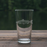 Chinook Salmon Laser Engraved Glasses - Fishing Gift