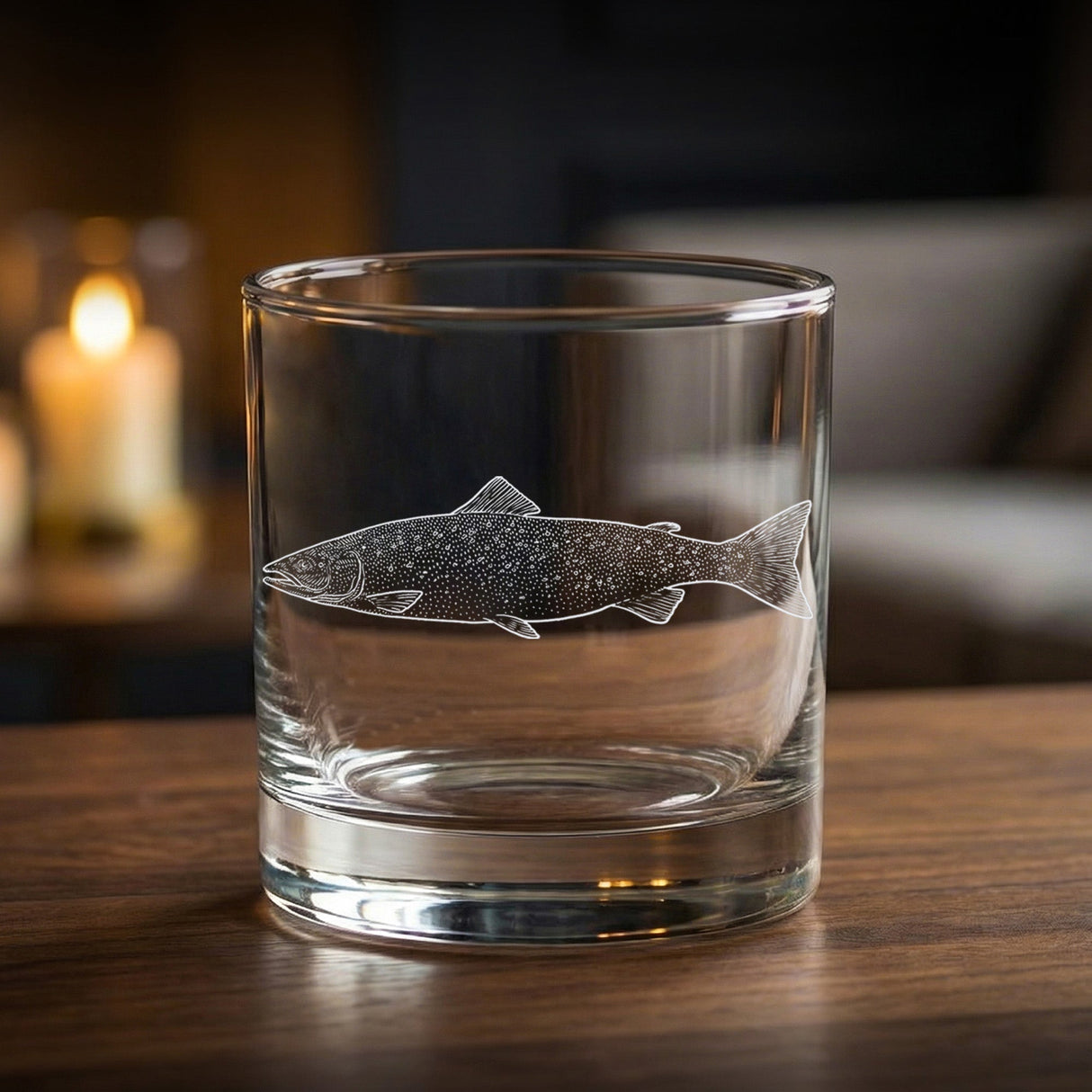 Chinook Salmon Laser Engraved Glasses - Fishing Gift
