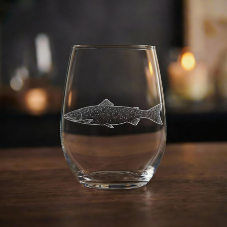 Chinook Salmon Laser Engraved Glasses - Fishing Gift