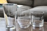 Cobia Fish Laser Engraved Glasses