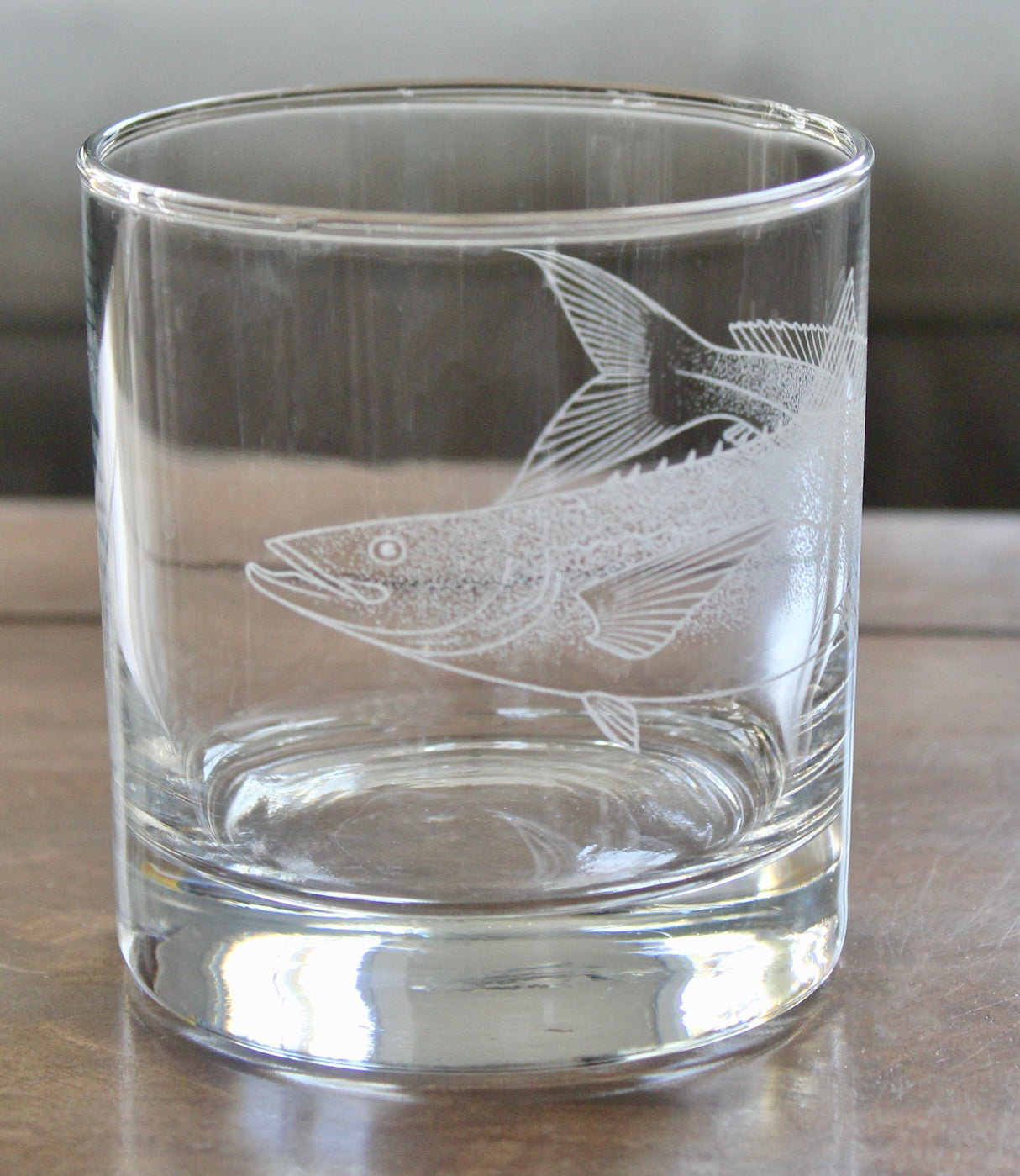 Cobia Fish Laser Engraved Glasses