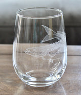 Cobia Fish Laser Engraved Glasses
