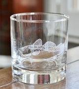 Cod Fish Laser Engraved Glasses - Fishing Gift