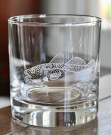 Cod Fish Laser Engraved Glasses - Fishing Gift