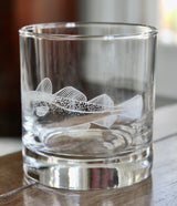 Cod Fish Laser Engraved Glasses - Fishing Gift