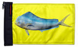 Dolphin 12"x18" Forever Wave Flag for Boats