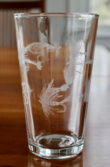Fly Fishing Laser Engraved Glasses