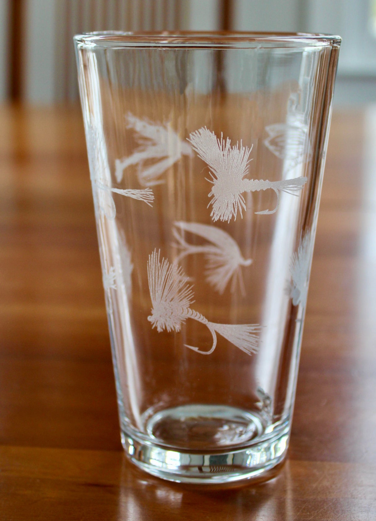 Fly Fishing Laser Engraved Glasses