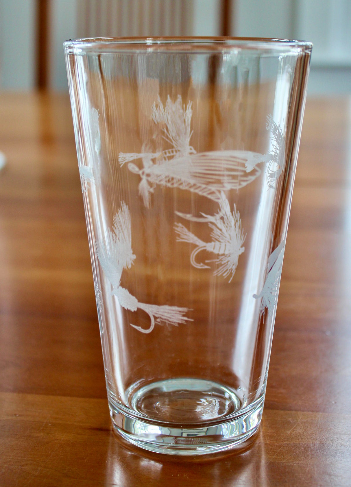 Fly Fishing Laser Engraved Glasses