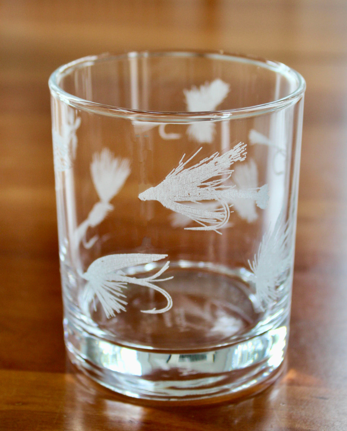 Fly Fishing Laser Engraved Glasses