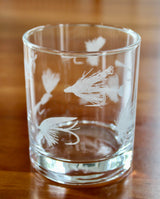 Fly Fishing Laser Engraved Glasses