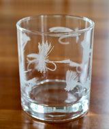 Fly Fishing Laser Engraved Glasses
